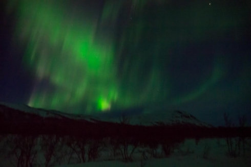 Noorderlicht bij Nordkalotrutta