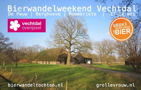 Bierwandelweekend in Overijssels Vechtdal